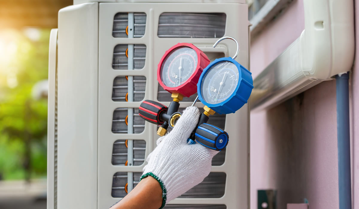 Ac nitrogen gas leakage testing