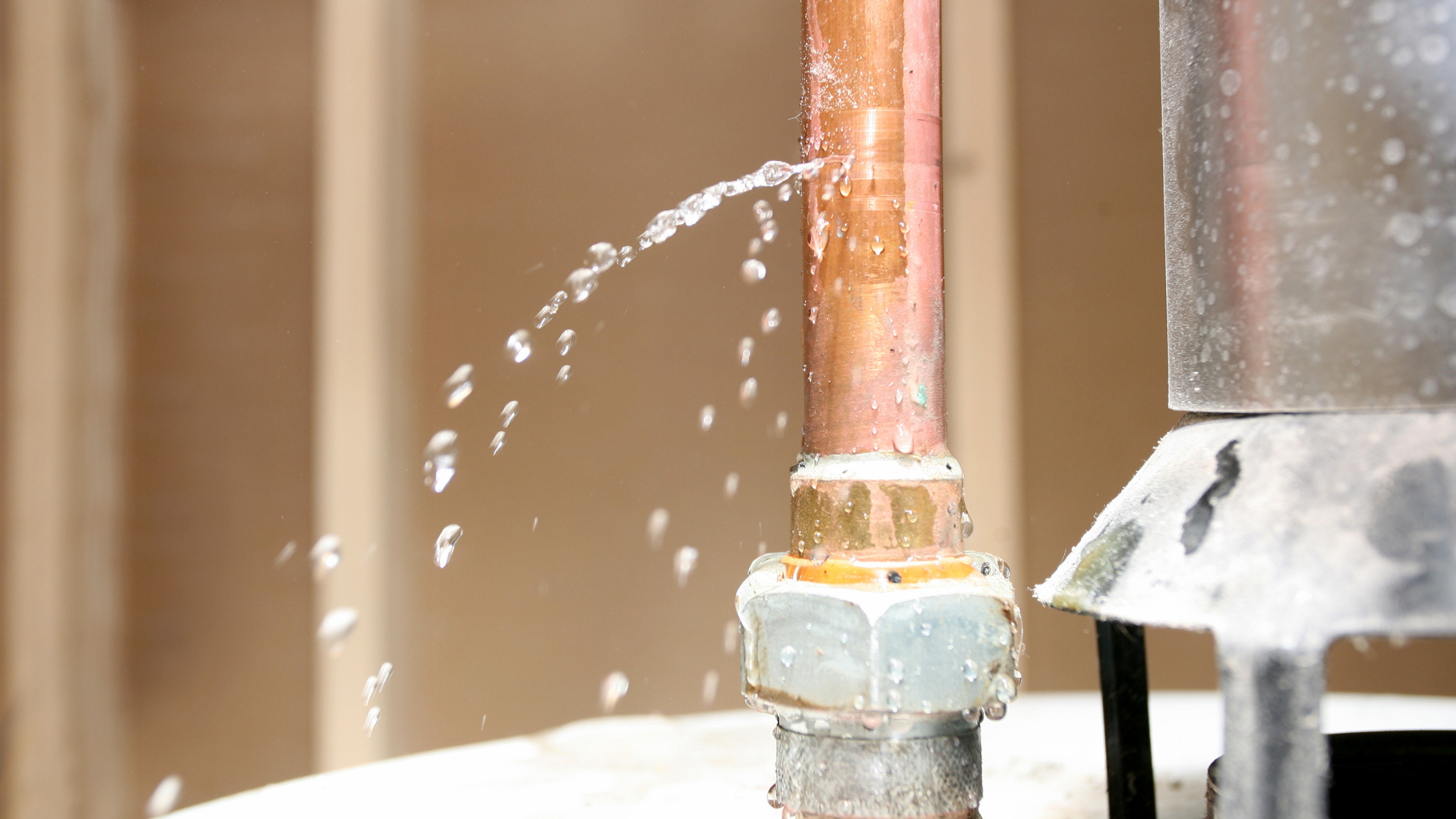 Water cooler leakage testing